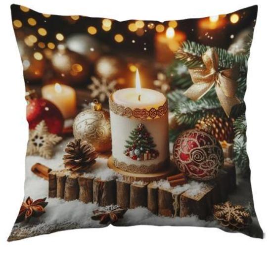 

Рождественская декоративная наволочка для подушки, наволочка для диванной подушки для дома и гостиной, подушка в скандинавском стиле 45*45cm