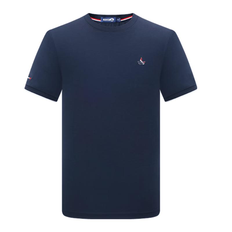 Navigare Men s Casual Crew Neck Short Sleeve T-Shirt M темно-синий