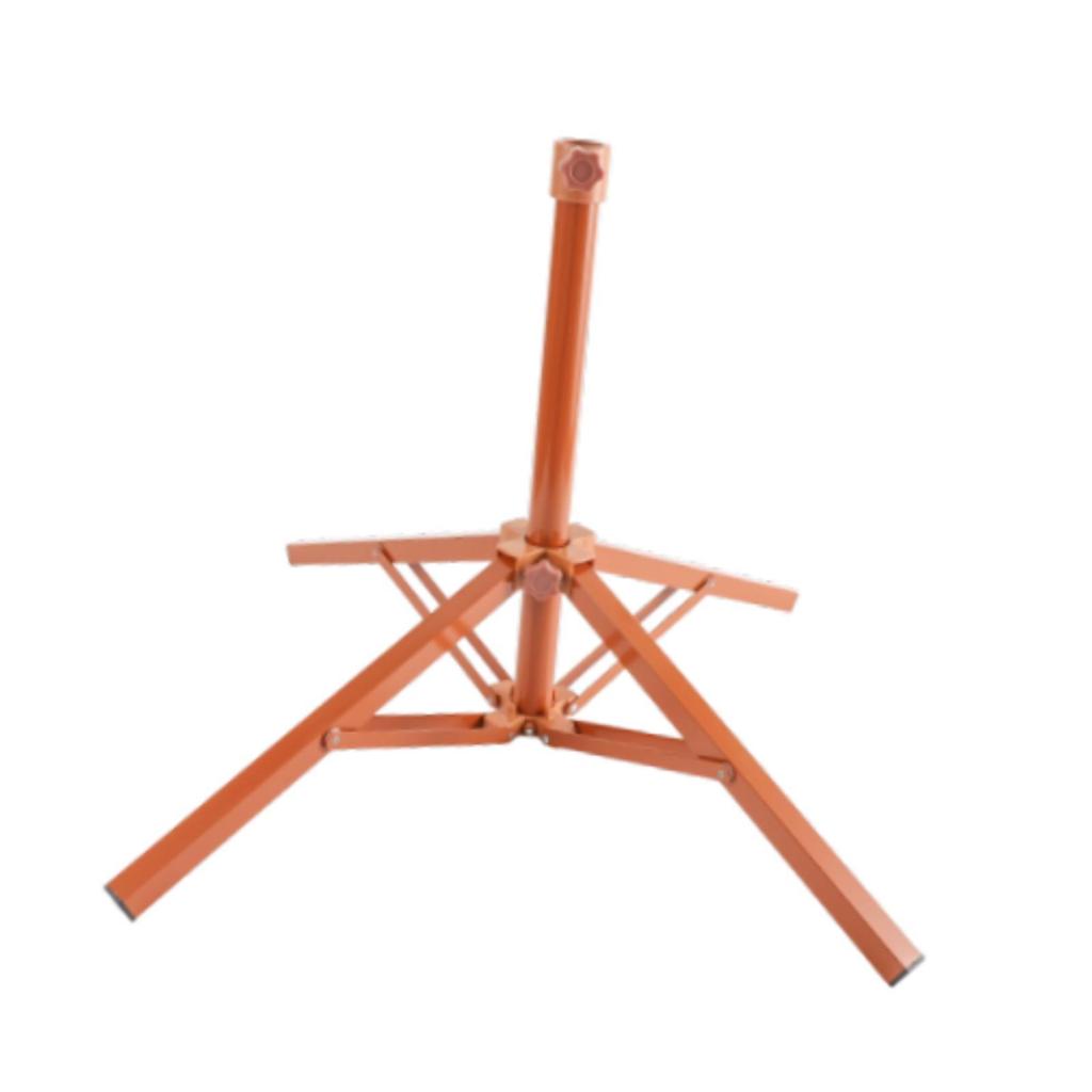 Beach Umbrella Stand Folding Heavy Duty Portable Sun Umbrella Triangle Base Parasol Base for Deck Home Backyard Balcony Pond