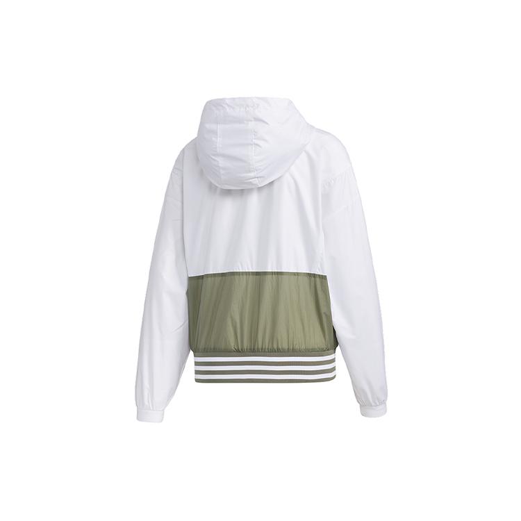 adidas Jackets Women's White Hooded Moderate Other GF0129
