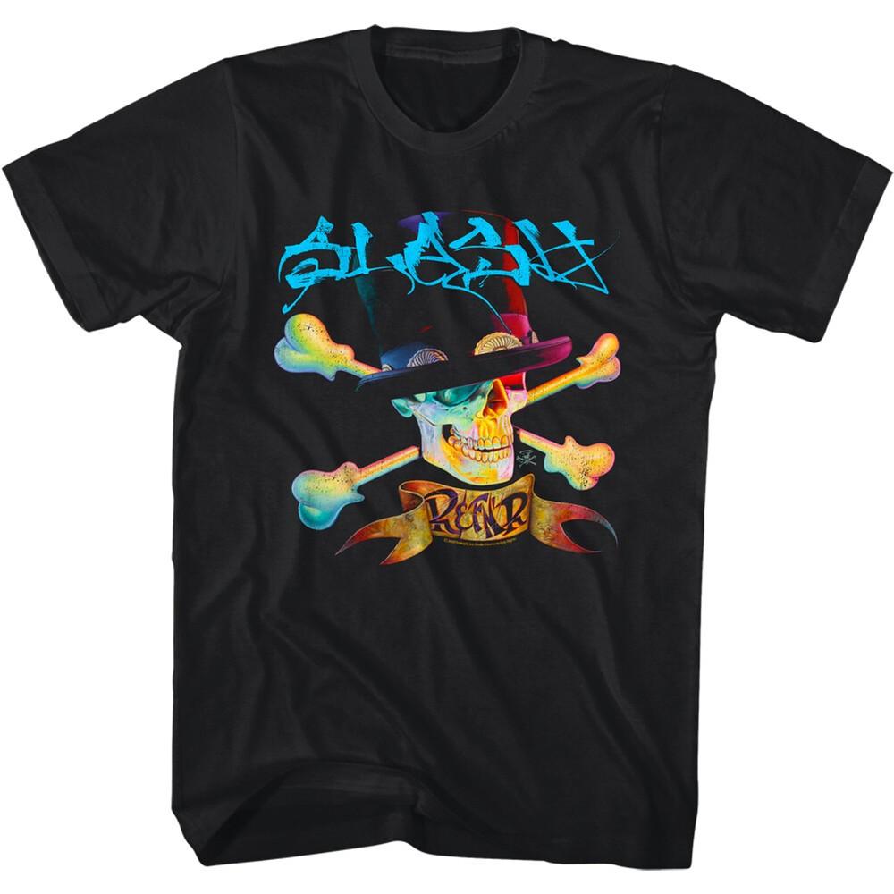 

Slash Debut Solo Album Men s T Shirt R&FnR Rock Guitarist Merch Guns n Roses M