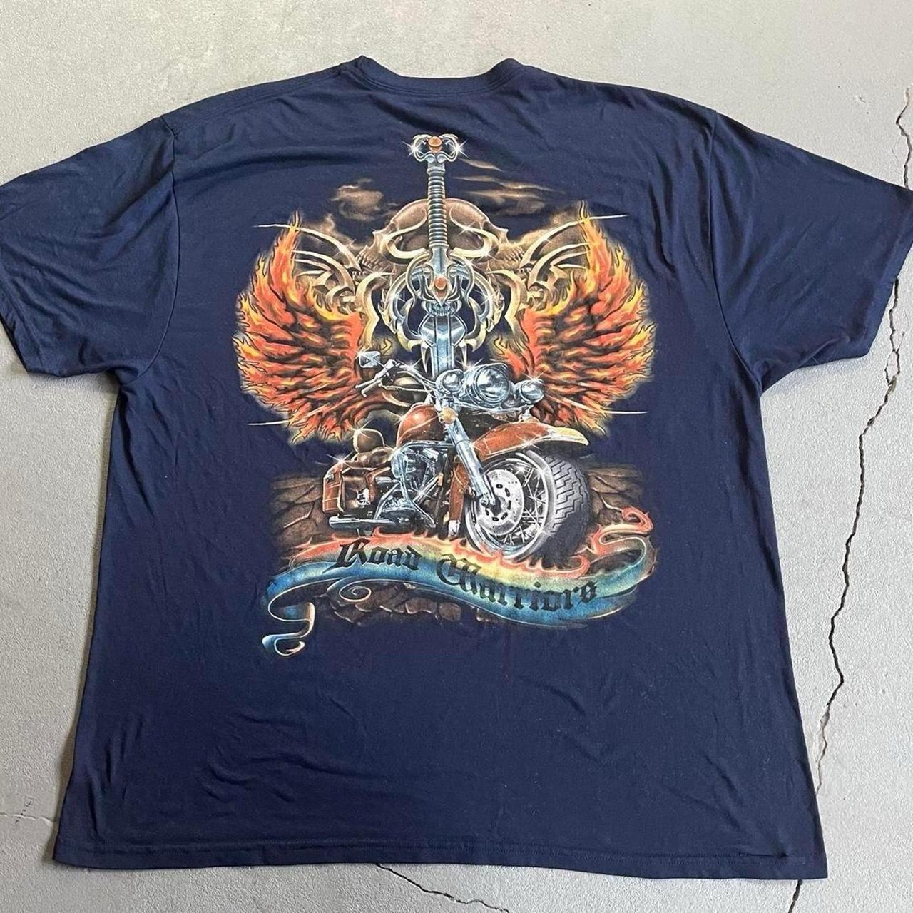 2000’s Road Warriors Motorcycle Bikers Size XL Unisex T-Shirt L