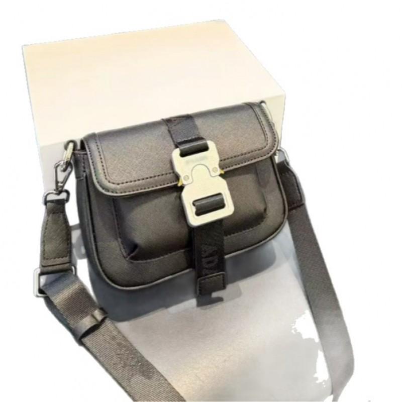 Mens Minimalist Messenger Bag Small Square Crossbody Casual Trendy Shoulder
