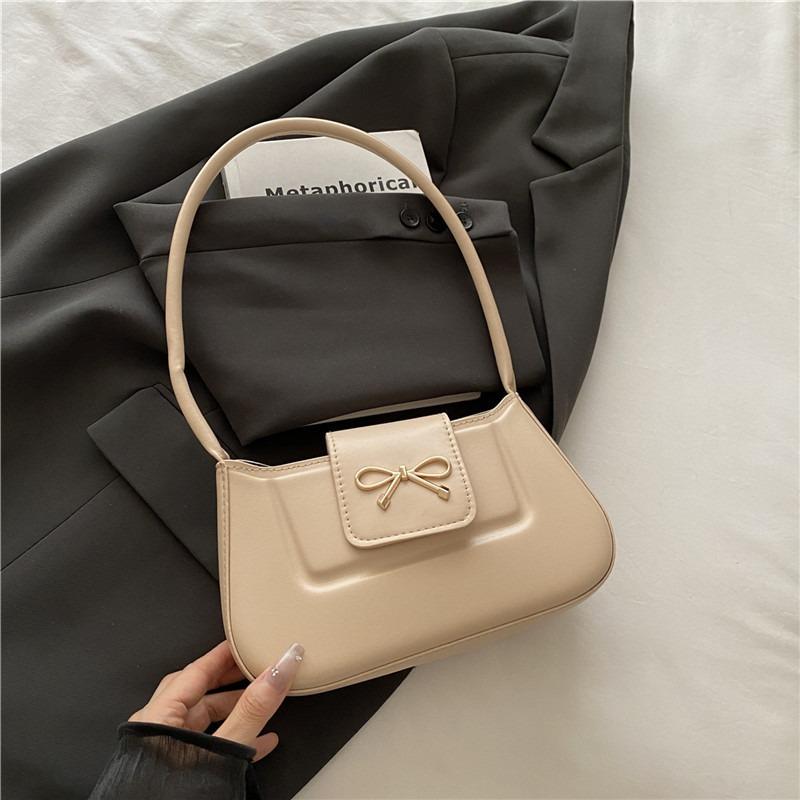 New Simple Fashion Casual Small Square Bag Women's Simple Fashion Baguette Bag Trendy Fashion Shoulder Armpit Bag