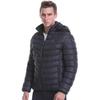 Winter Men's Smart USB Abdominal Back Electric Heating Warm Down Cotton Jacket
