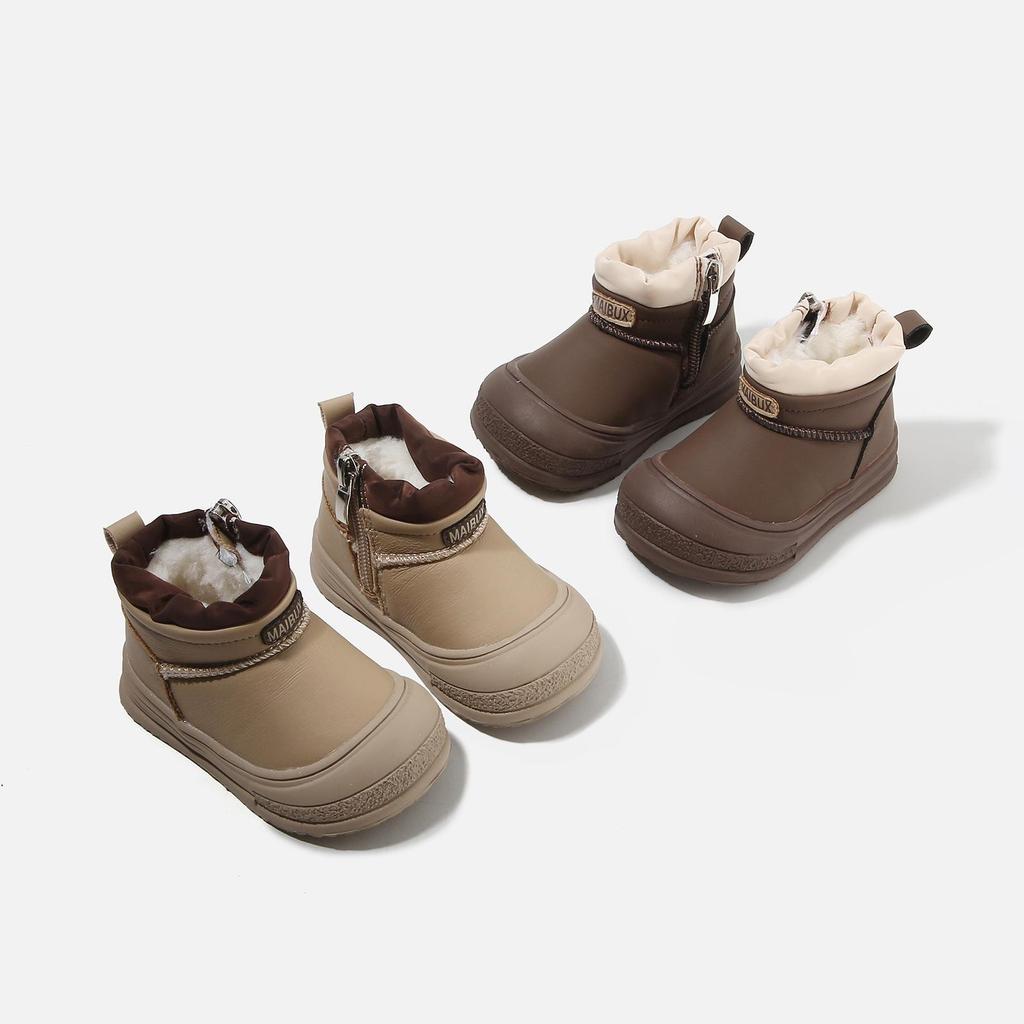 2025 Winter Children's Versatile Plus Velvet Soft Sole Non-Slip Snow Boots