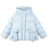 Mucmukn Girls' Snowy Adventure Thickened Down Jacket with Detachable Gloves