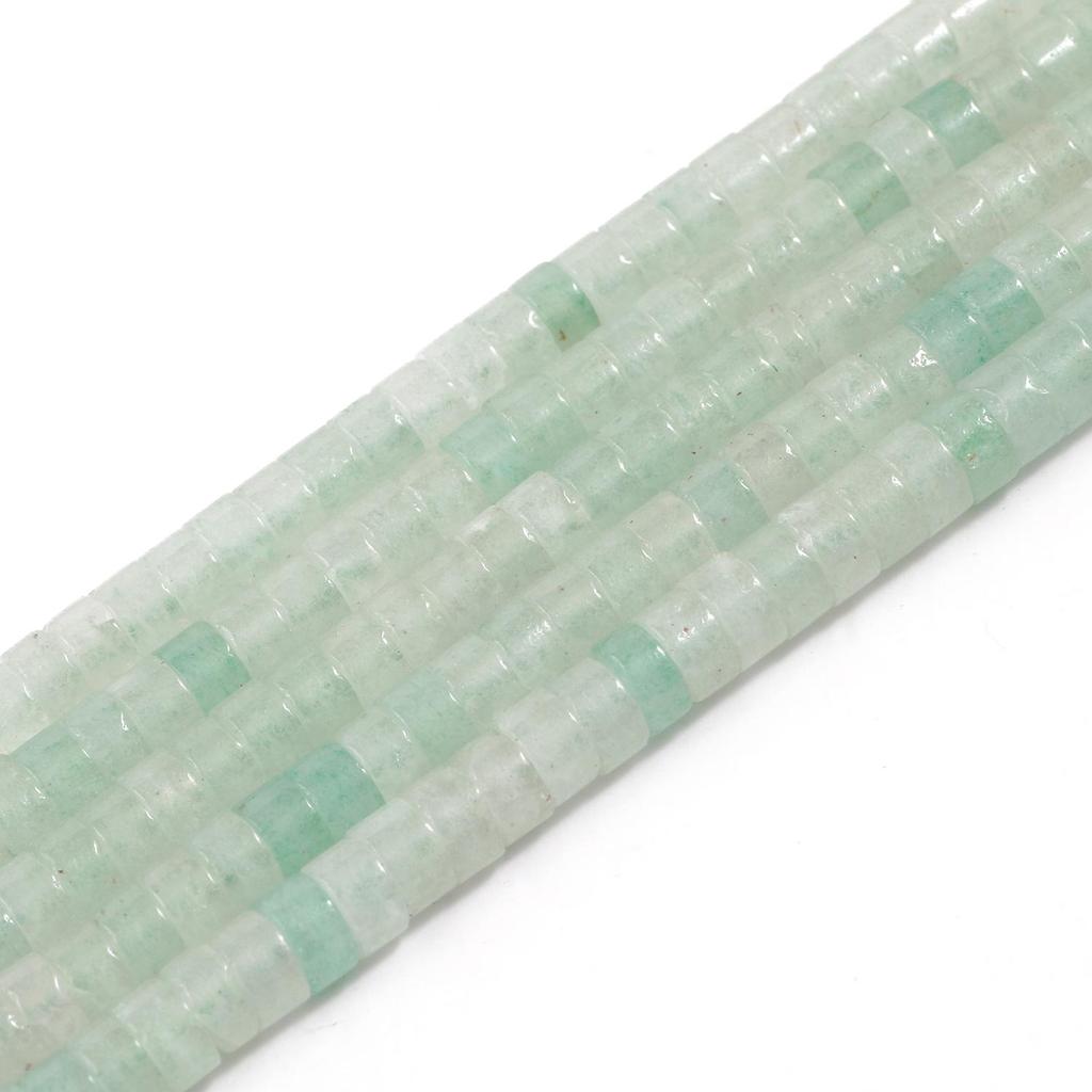 Kamień naturalny Rondelle koralik 4x2mm turkusowy kwarc Jasper płaskie okrągłe koraliki tarczowe do tworzenia biżuterii akcesoria do bransoletek zrób to sam 15''