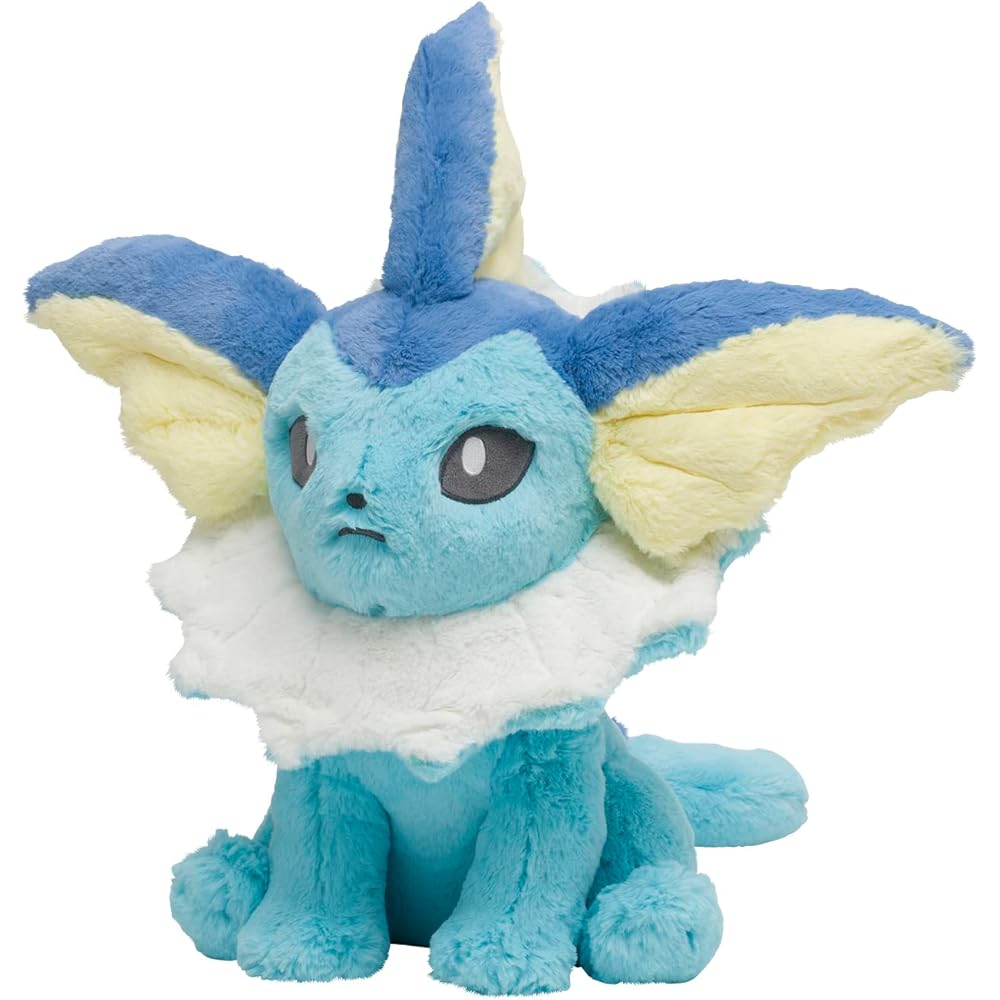 Pokemon Center Original Fluffy Plush Toy Vaporeon 42 x 47 x 46 cm