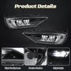 LED Fog Lamp For Volvo XC60 XC90 S90 V90 2018 2019 2020 2021-2025 Front Foglight Daytime Running Light DRL 31395865 31395866 12V