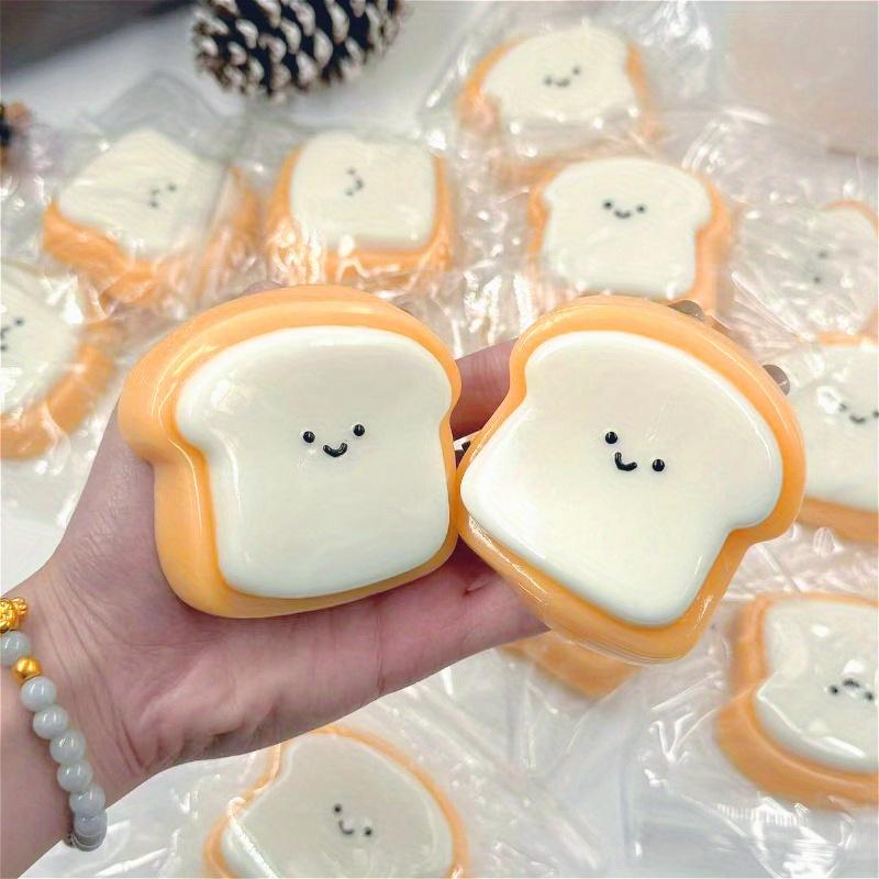 

1PC Super Soft Toast Plush Toy, Shiny Bread Stuffed Animal for Desk Decor, Easter Birthday Party Favor Gift for Kids Adults світло-зелений колір