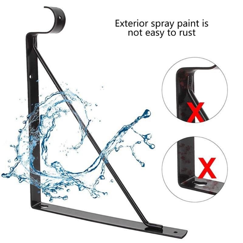 Heavy Duty Closet Shelf Brackets Set Iron Closet Storage Shelf Brackets Set Wall Mounted Organizes Supports for House