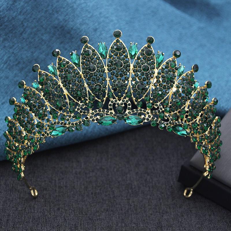 Luxury Rhinestone Tiara for Bride Tiaras and Crowns Party Pageant Wedding Crown Hair Jewelry Headbands Costume Accessories
