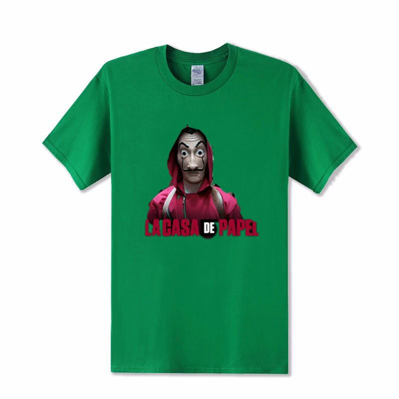 Famous House Of Paper Money Heist La Casa De Papel T Shirt Short Sleeve T Shirt
