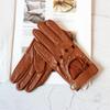Summer Driving Women's Genuine Leather Driver Gloves Thin Style Unlined Fashion New Motorcycle Riding Color Sheepskin Gloves