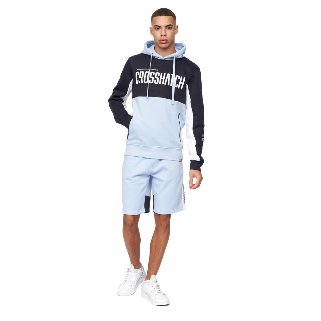 Crosshatch Męska bluza z kapturem