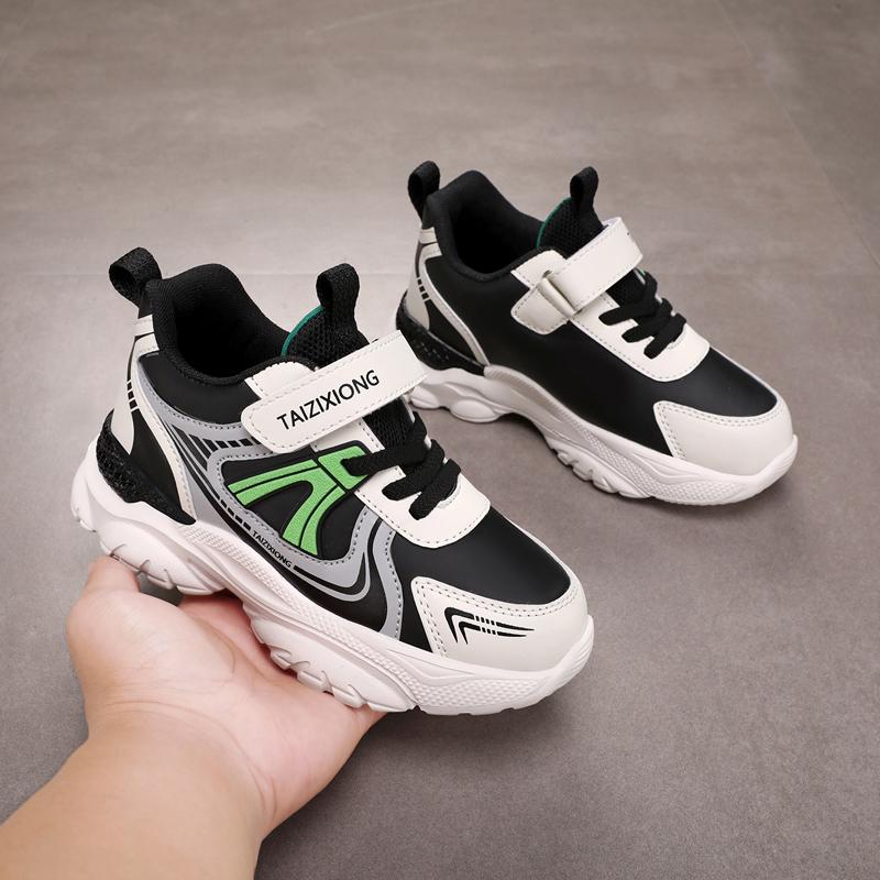 Kindersneakers Casual Sportschoenen voor Kinderen 2025 Nieuw Ontwerp PU Lederen Sneakers Jongens Mode Bedrukte Hardloopschoenen Trainers