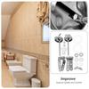 Easy Install Toilet Seat Kit Functional Bathroom Upgrade Easy Installation Kit Hotel Bathroom Accessories Enhanced Stability