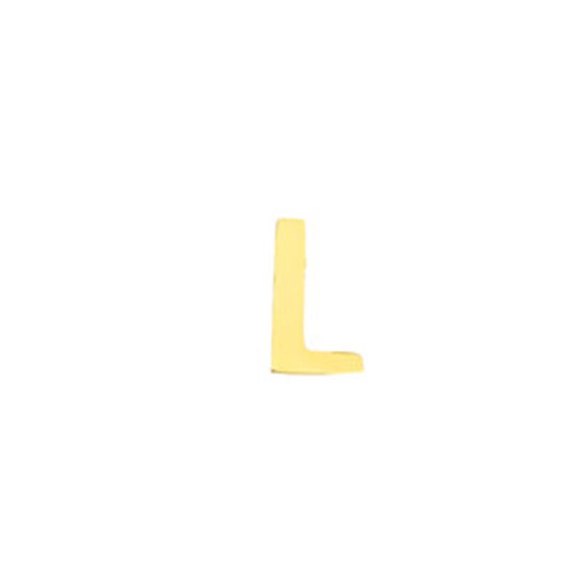 Stainless Steel Non-Fading English Letter Pendant Charms for DIY Jewelry, 26 Letters Available
