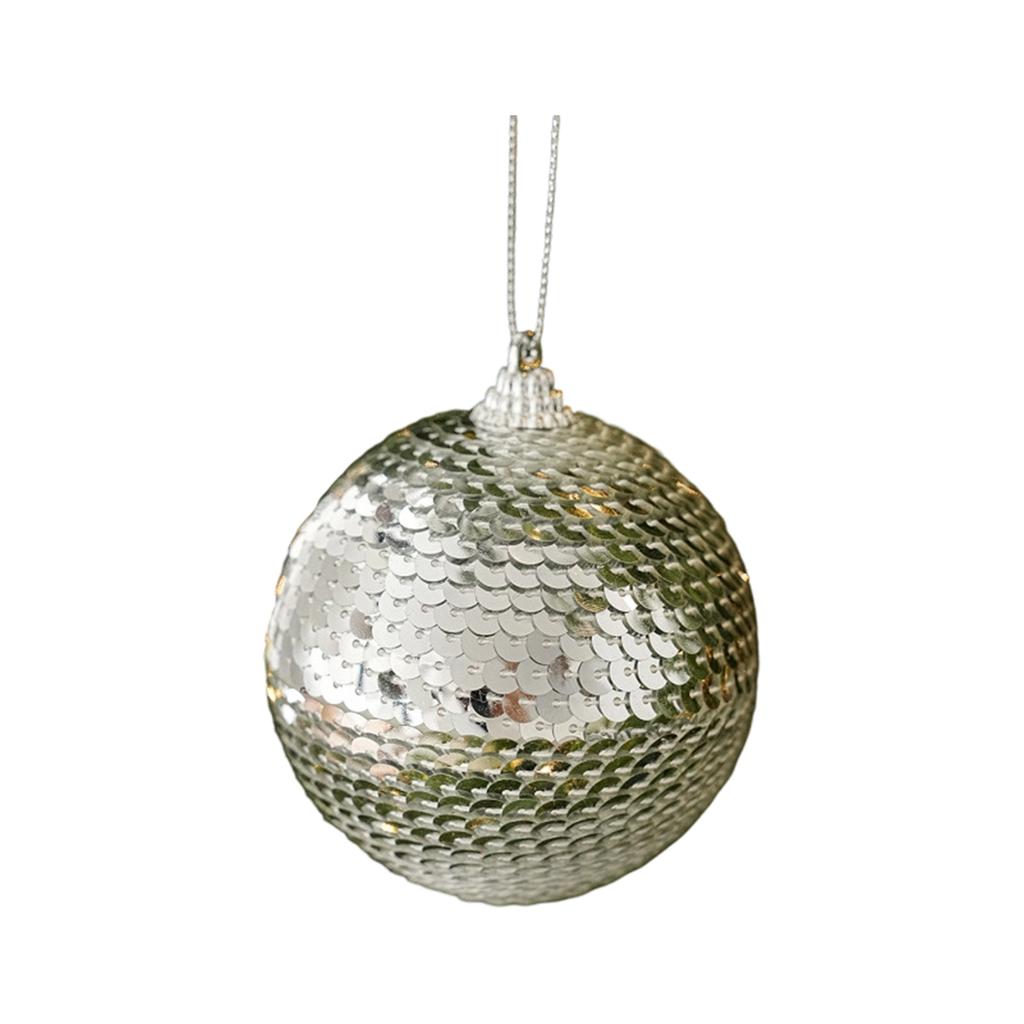 Sequin Foam Ball Christmas Ornaments, Hanging Decorations for Christmas Tree, Home and Party