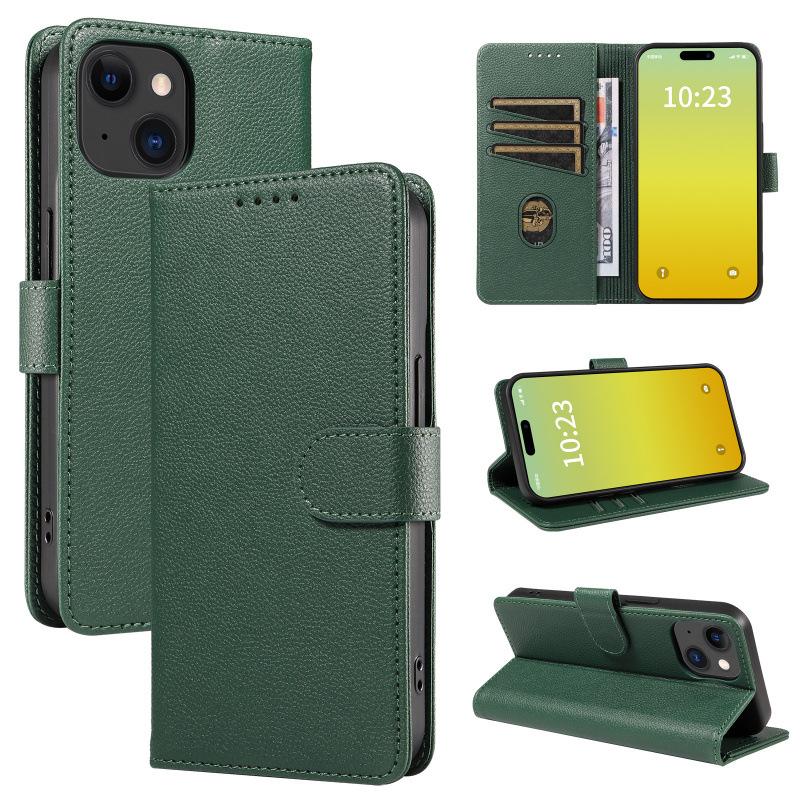 Business Skin Feel Wallet Flip Leather Phone Case for iPhone 17 Pro Max 16 Plus 15 14 13 12 Bag Pocket Kickstand Slim Fit Cover