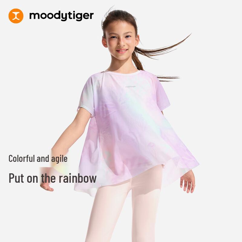 

Девочковая футболка с принтом Сказочный Тигр , приятная на ощупь, с коротким рукавом 165