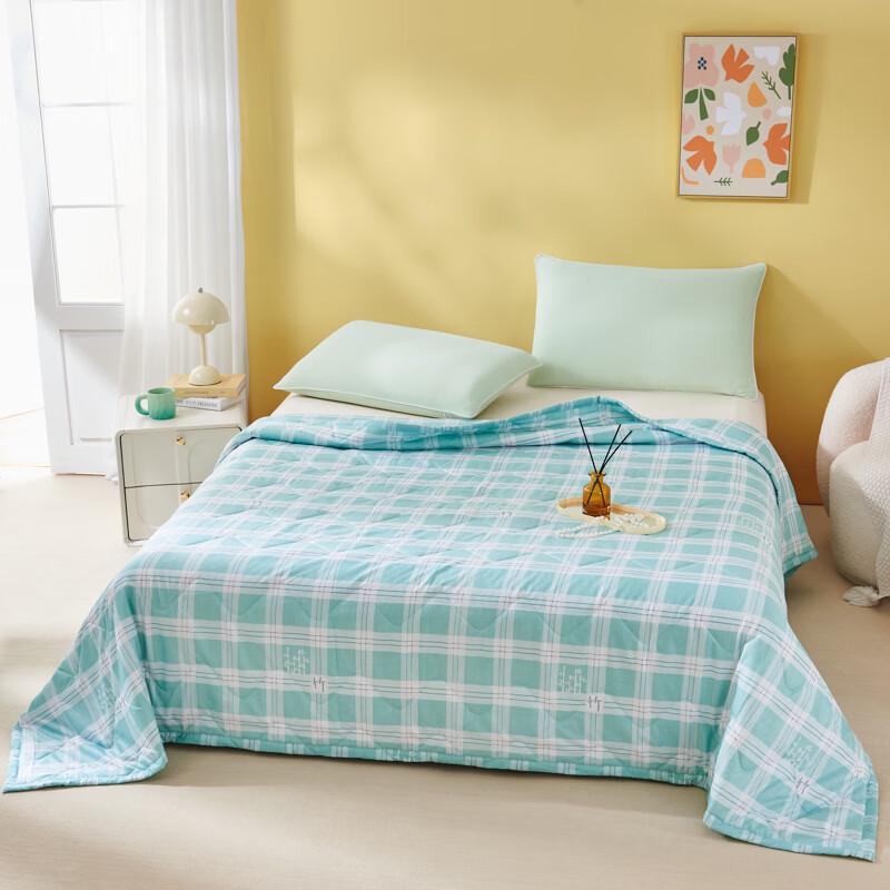 Grace Bamboo Plaid Summer Fiber Quilt