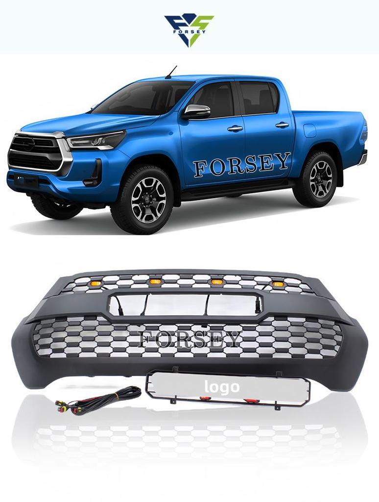 Fits Hilux Rocco 2021 TRD with LED Grille