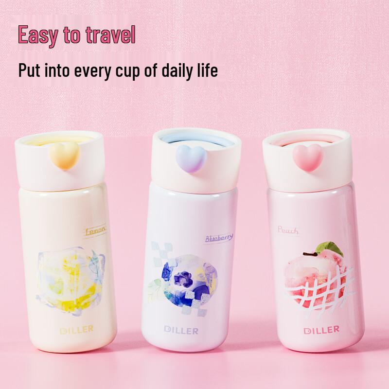 Dile Bear Kids Dual-Drink Stainless Steel Water Bottle