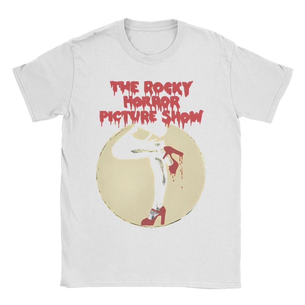 Men T-Shirts The Rocky Horror Show Vintage Pure Cotton Tees Short Sleeve Picture Show T Shirts Crewneck Clothing New Arrival