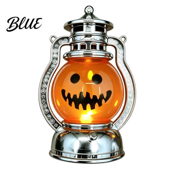 Tabletop Lantern for Party Halloween Pumpkin Lantern Flickering LED Lamp Vintage Handheld Realistic Holiday Home Decor Oil Lamp Indoor Outdoor