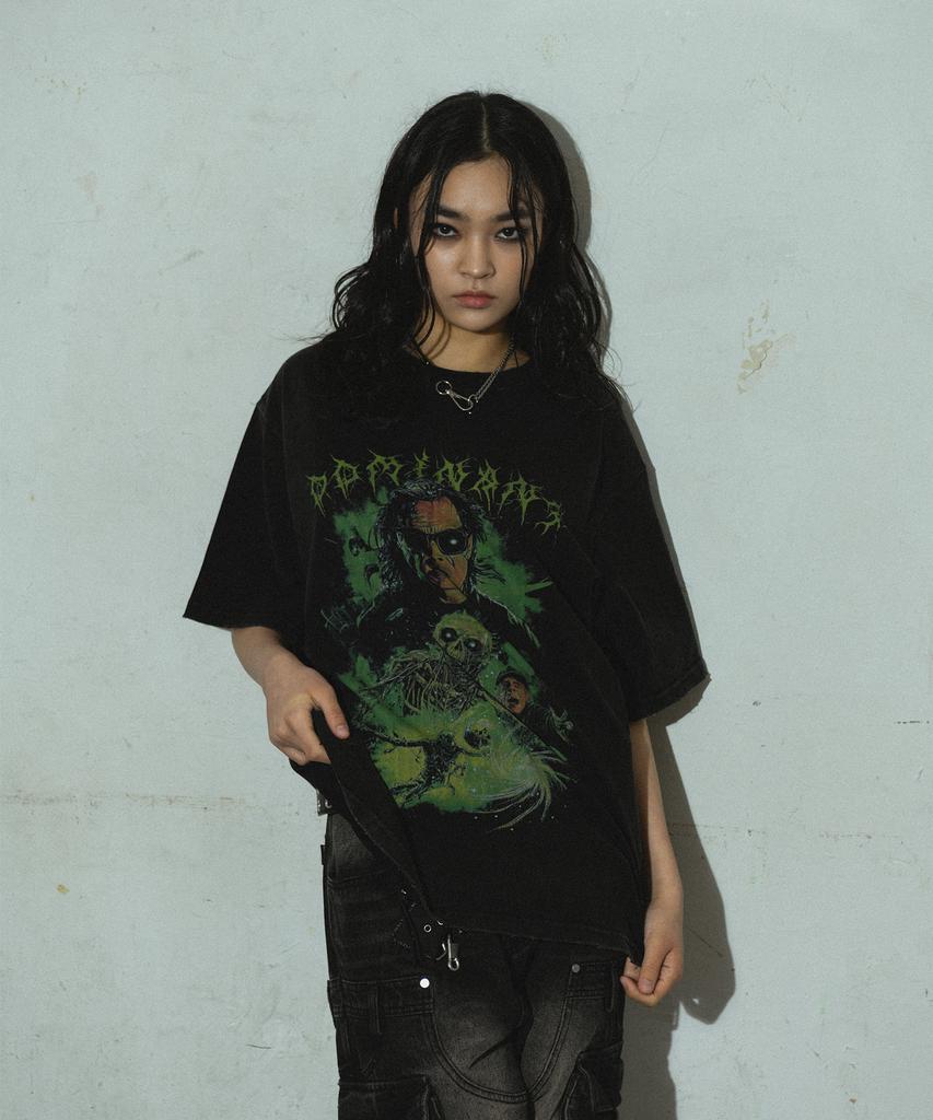 DOMINANT Vintage Washing T-Shirt (Neon)