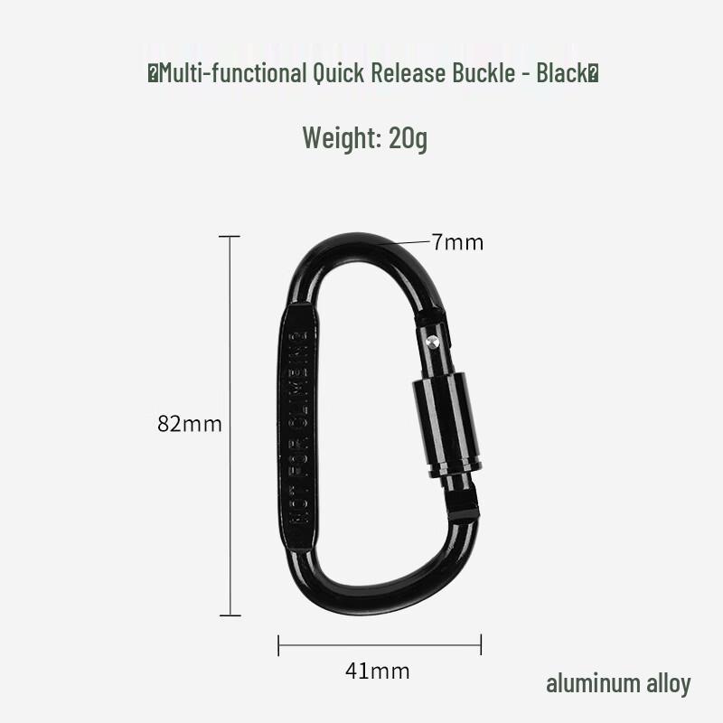 Mengpao Locking Carabiner Keychain 8-Pack