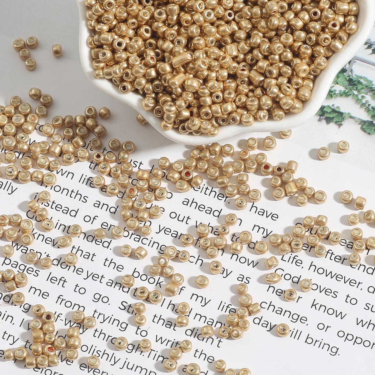 

2/3/4 мм австрийские хрустальные бусины с круглым отверстием, металлические цветные чешские стеклянные бусины для изготовления ювелирных изделий, аксессуары «сделай сам» 2mm 1000pcs