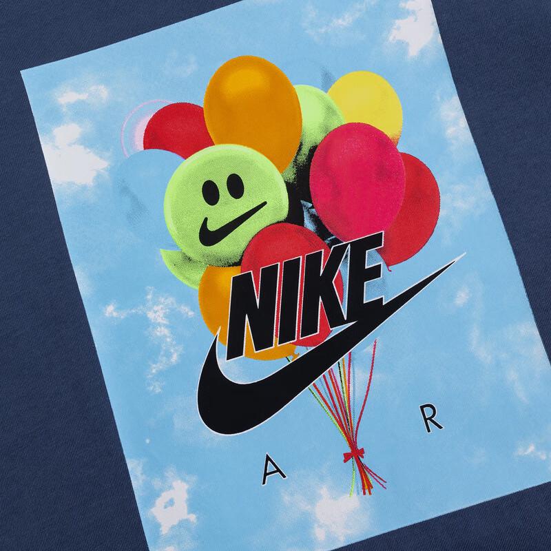 Nike Kids' Pure Cotton Balloon Print Short Sleeve T-Shirt