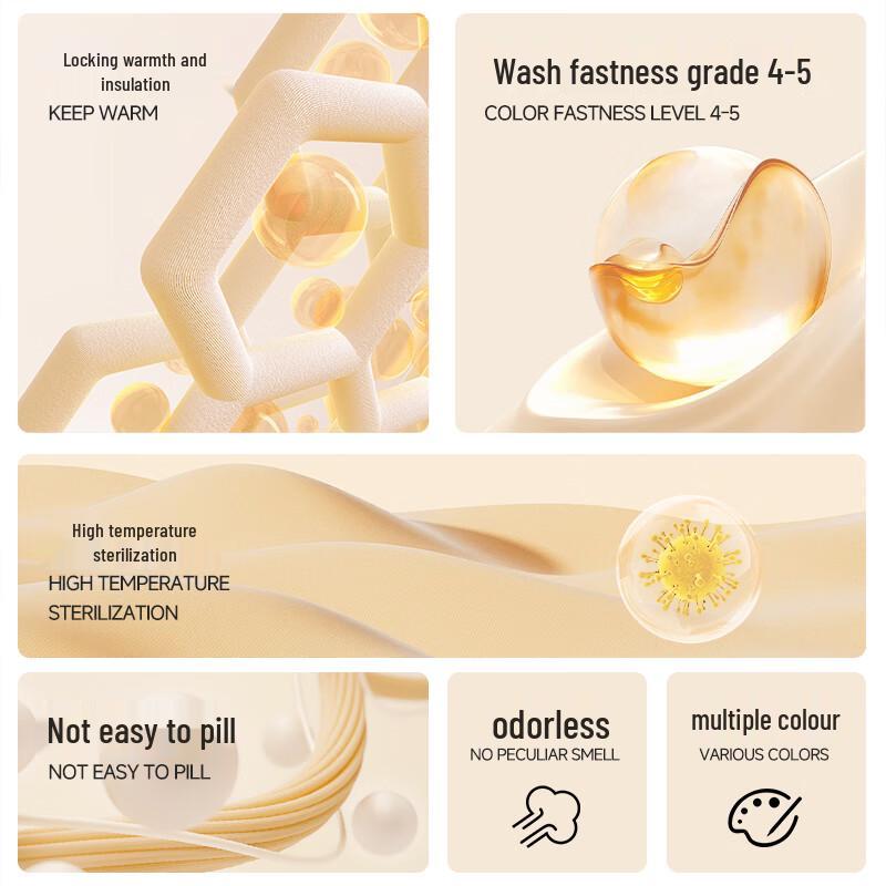 MINISO Men's Fleece Lined Semi-High Collar Sweater