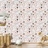 Forest Animals and Nature Wallpaper White, Light Gray and Cream 50x1000