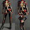 3D Digitaltrykk Sceneopptreden Kostymer Voksne Halloween-arrangementer Karneval Temafest Cosplay Antrekk Latespill Jumpsuit