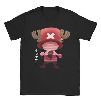 Mens Cute Tony Tony Choppers T Shirts Japanese Anime Cotton Tops Vintage Short Sleeve Round Collar Tee ShirtTShirt