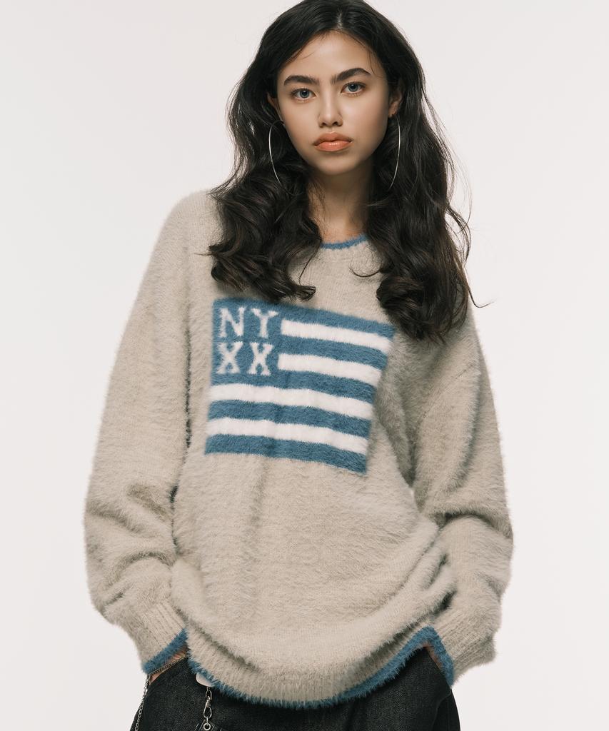 NYXX Nyx Flag Knit Beige