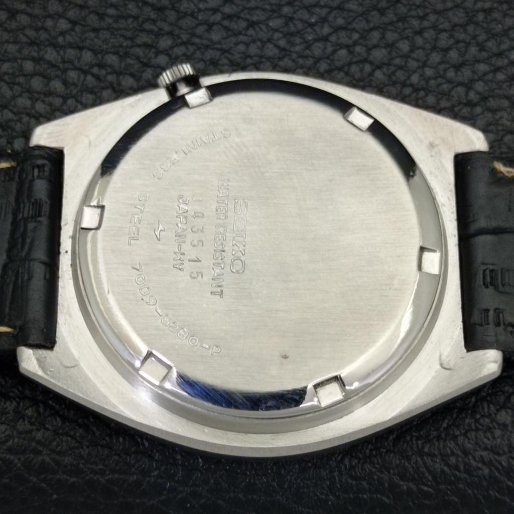 JAPAN VINTAGE SEIKO AUTOMATIC MENS FERRARI DIAL WATCH A700458-5 R203-a700458