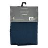 Pair of "Moonlight" Linen Effect Eyelet Curtains In Midnight Blue