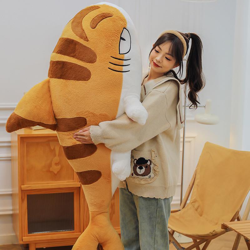 Shark Cat Plush Toy Cartoon Animal Stuffed Dolls Room Decoration Gifts Kids