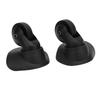 1 Pair Luggage Suitcase Wheels Replacement for 47R Universal Silent Trunk Luggage Wheels Spare Part Black