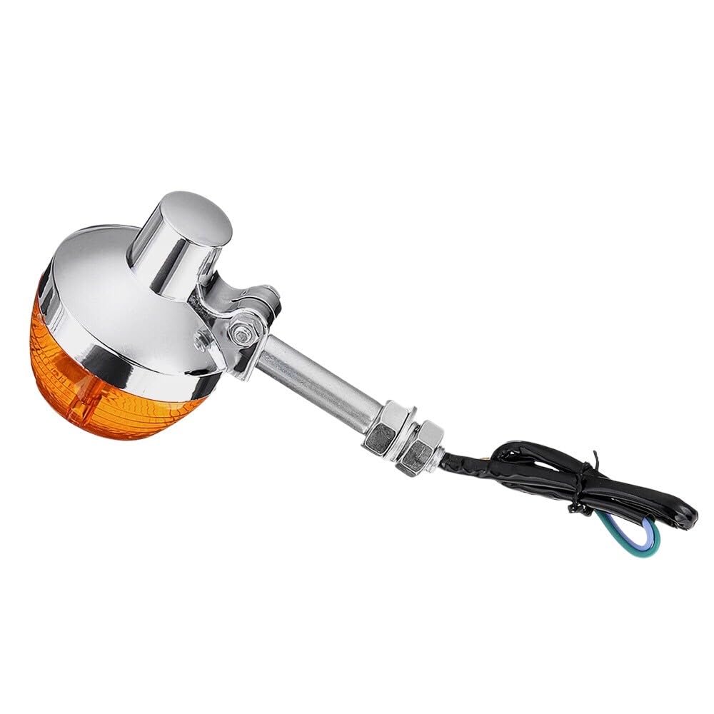 Kanoan Motorcycle Turn Set of Long High for and American Monkey Signals, CB, 12V, 4, Stay, Brightness, Orange/Amber, Universal, CB250T, CB400F, CL350,