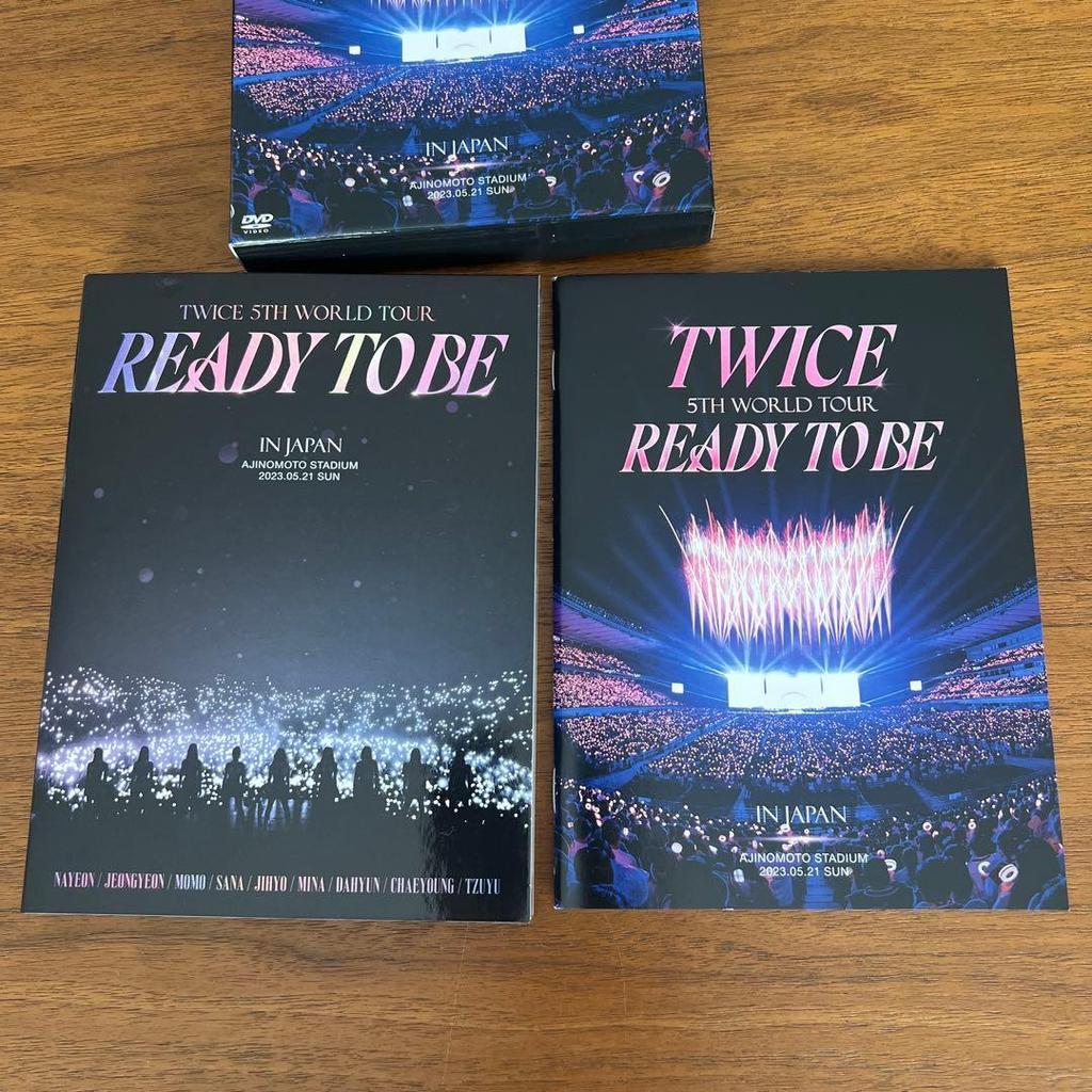 Used TWICE 5TH WORLD TOUR READY TO BE DVD