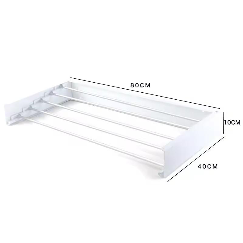 Modern Standing Type Metal Clothes Drying Rack for Interior Balcony Design Foldable and Multi-Use Including Bags