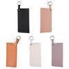 PU Leather Hanging Eyeglass Case Portable Sunglasses Pouch Holder With Keychain Soft Glasses Bag For Travel Men Women