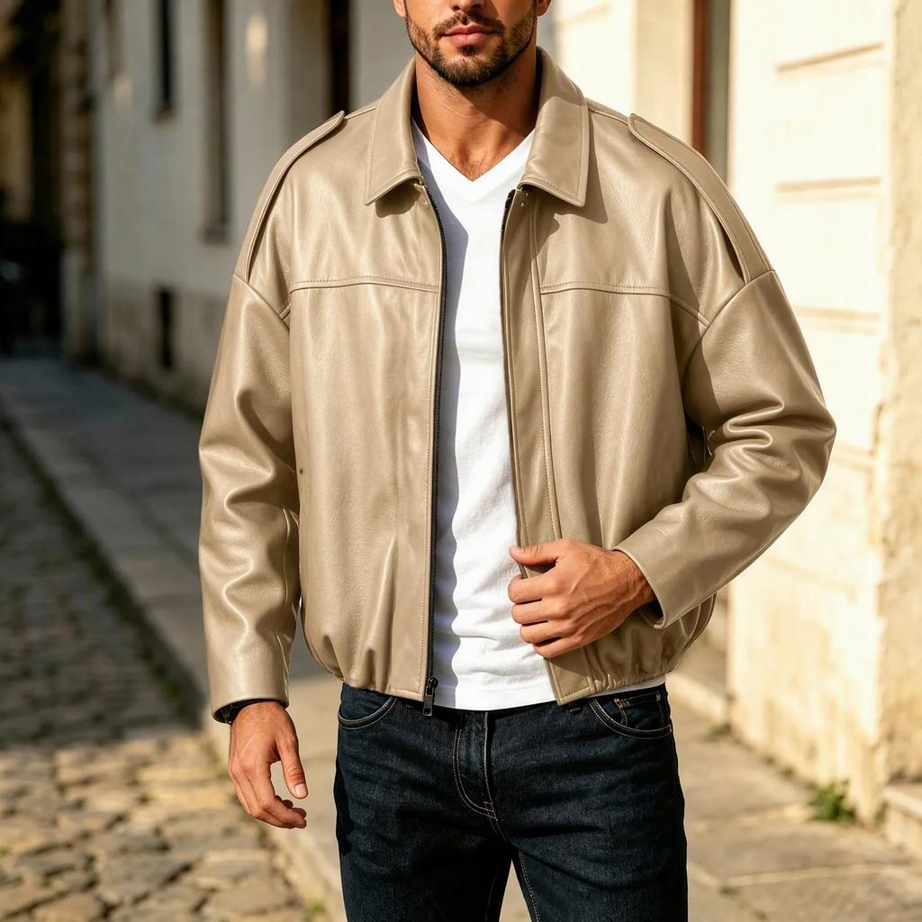 Damen Jacke mit Farbärmeln Lässige Oberbekleidung