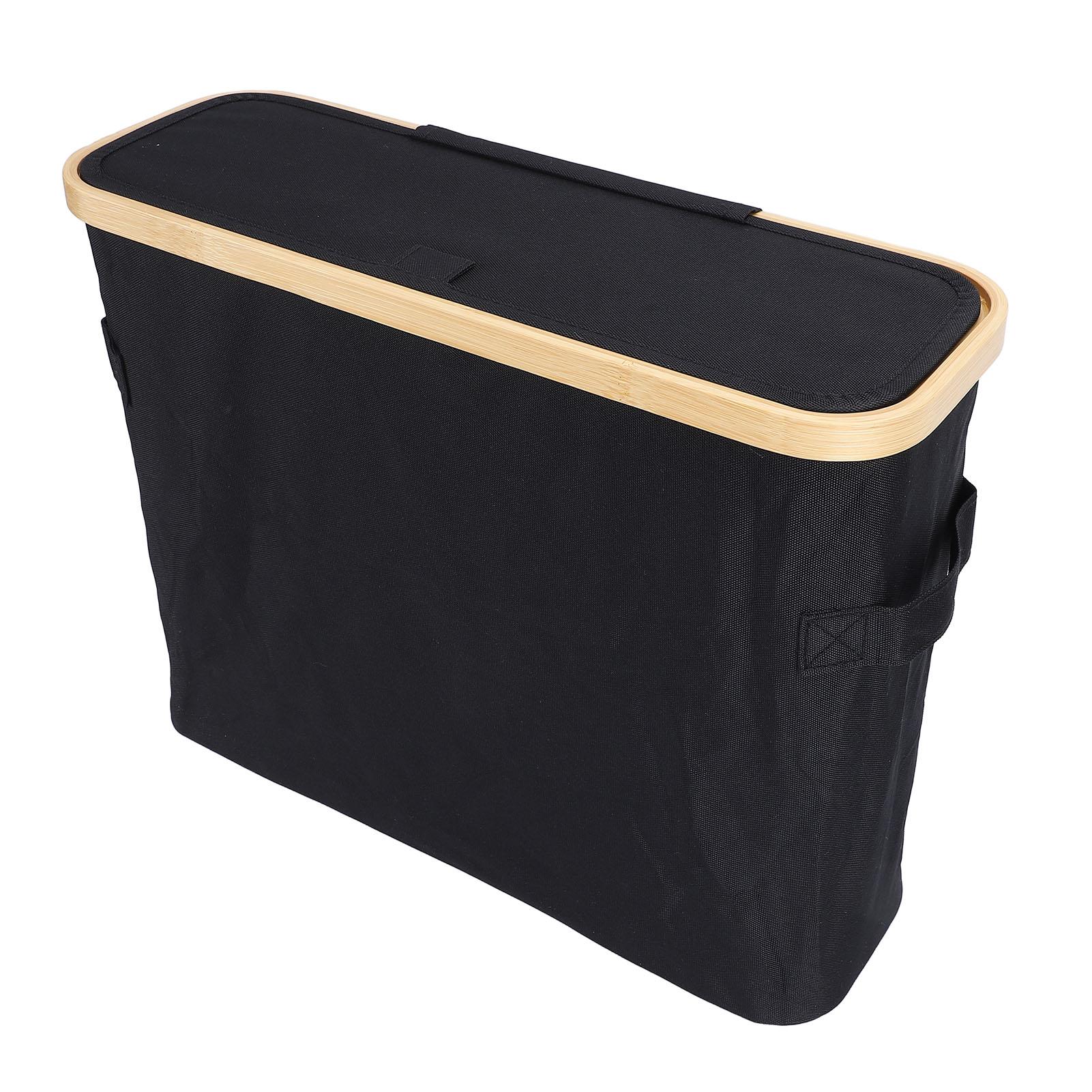 Toilet Paper Storage Basket Roll Paper   Foldable Toilet Paper Holder with Lid for Bathroom